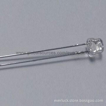 Round LED Components, White Color Transparent Lens